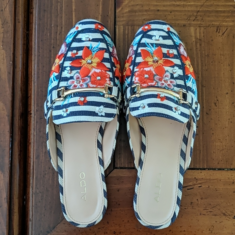 Aldo mules, slightly used